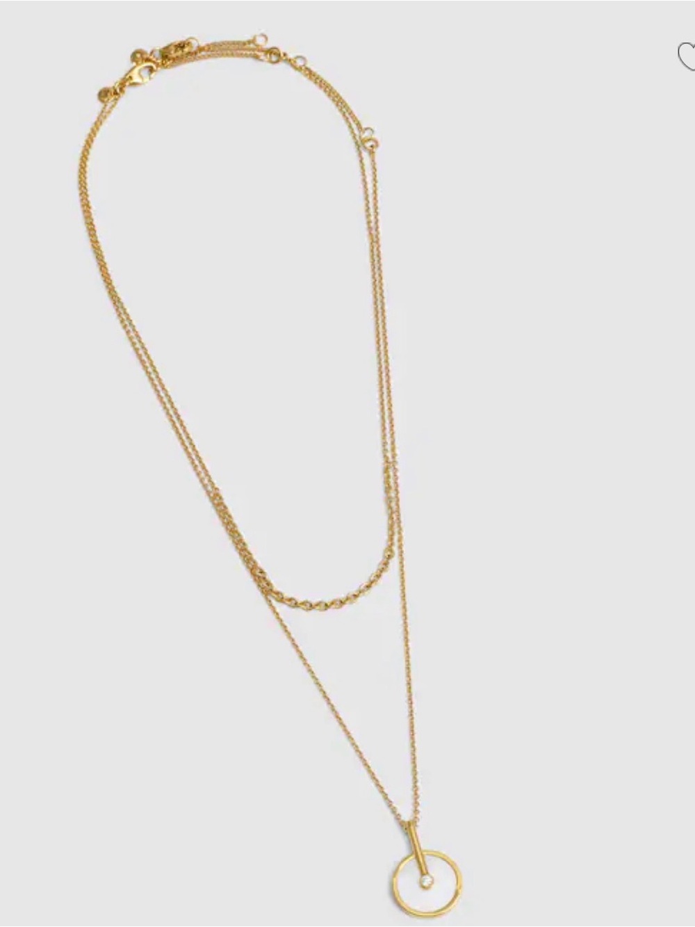 Madewell Two-Pack Stone Inlay Coin
Necklace Set - Picture 3 of 9